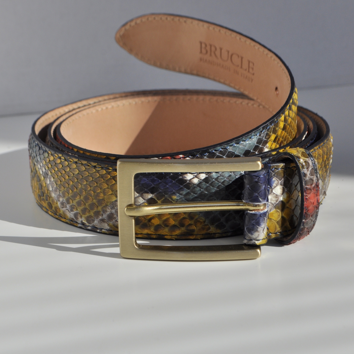 Louis Vuitton Multicolor Leopard Print Leather Buckle Belt 80 CM Louis  Vuitton