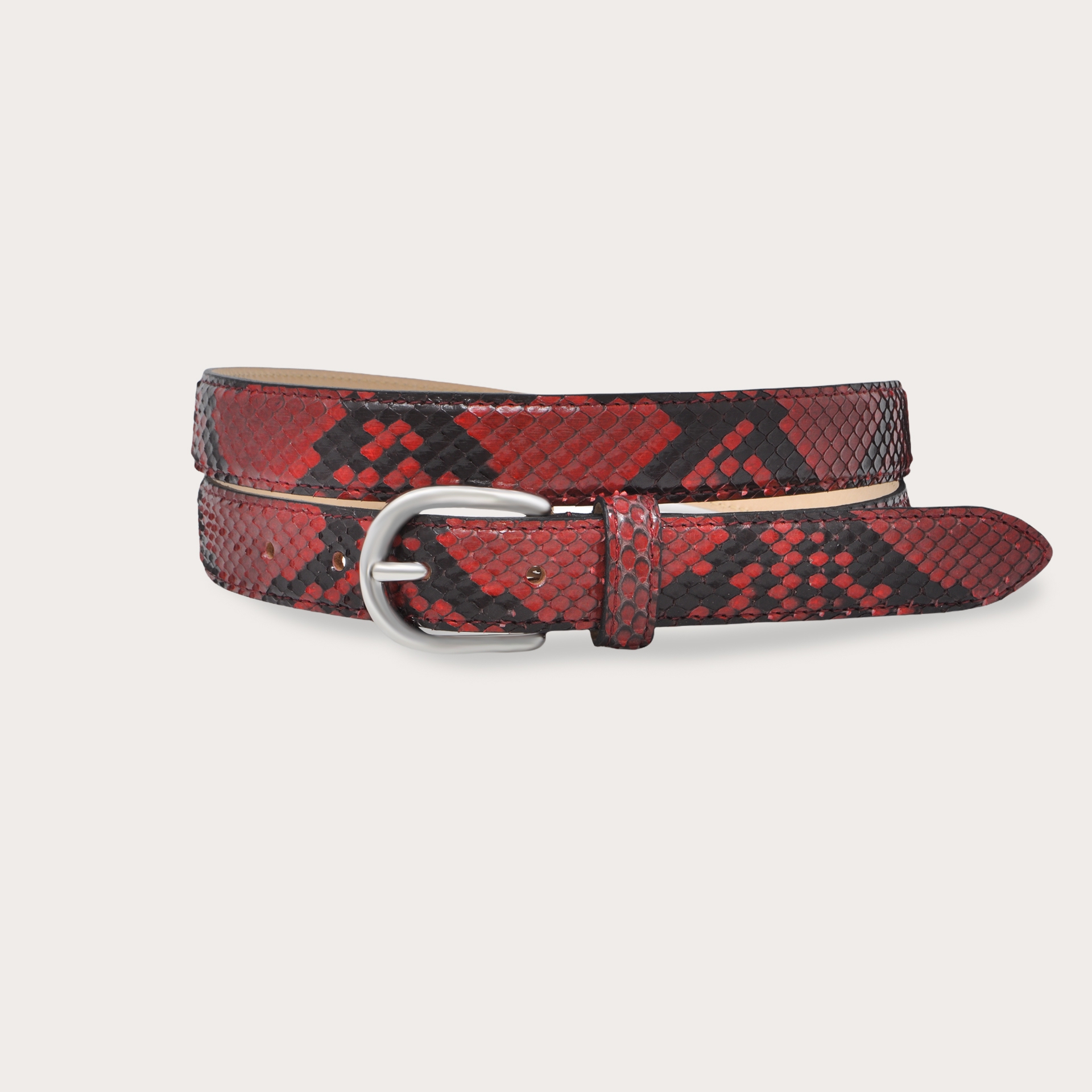 Leather belt Louis Vuitton x Supreme Red size 95 cm in Leather