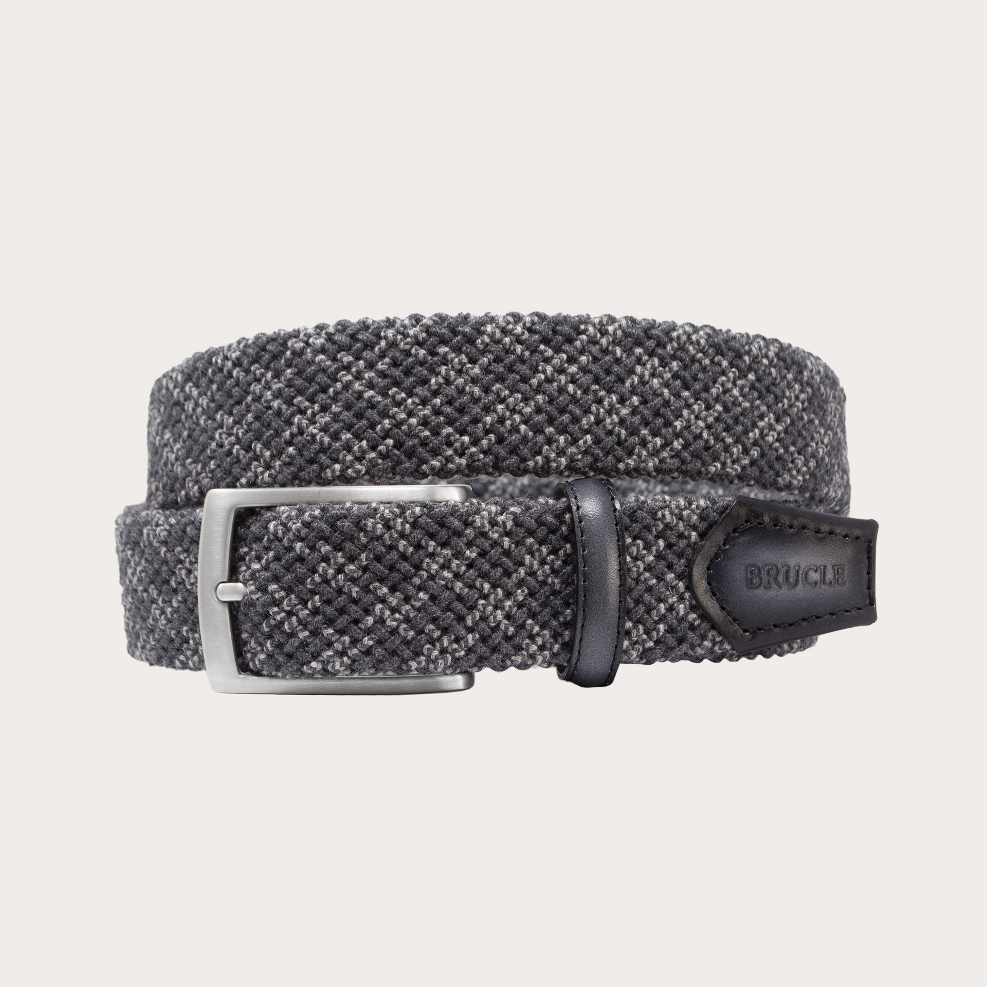 grey wool belt