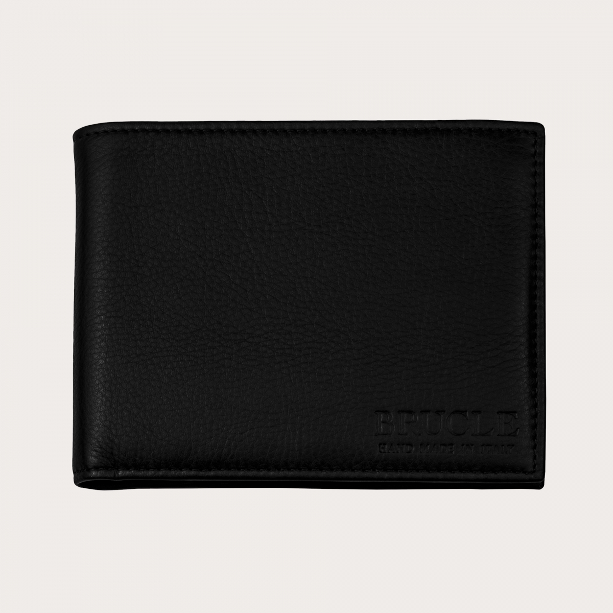 Black Premium Leather Bifold Wallet
