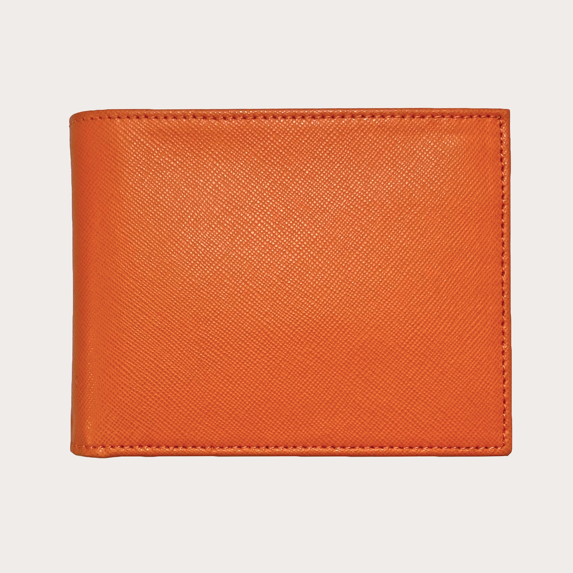 Men's Bifold Leather Wallet with Flap