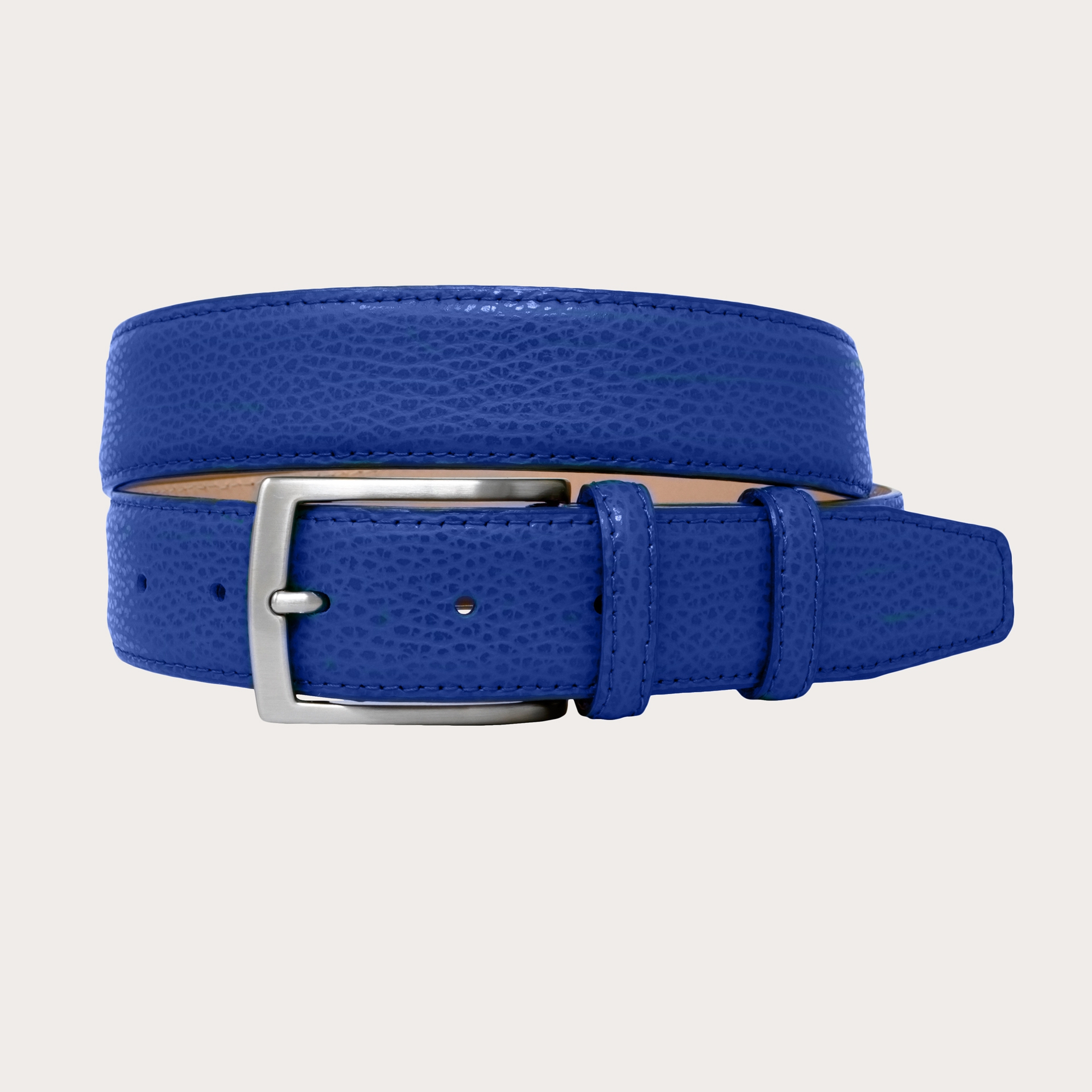 Royal Blue Multi Color Elastic Braided Belt