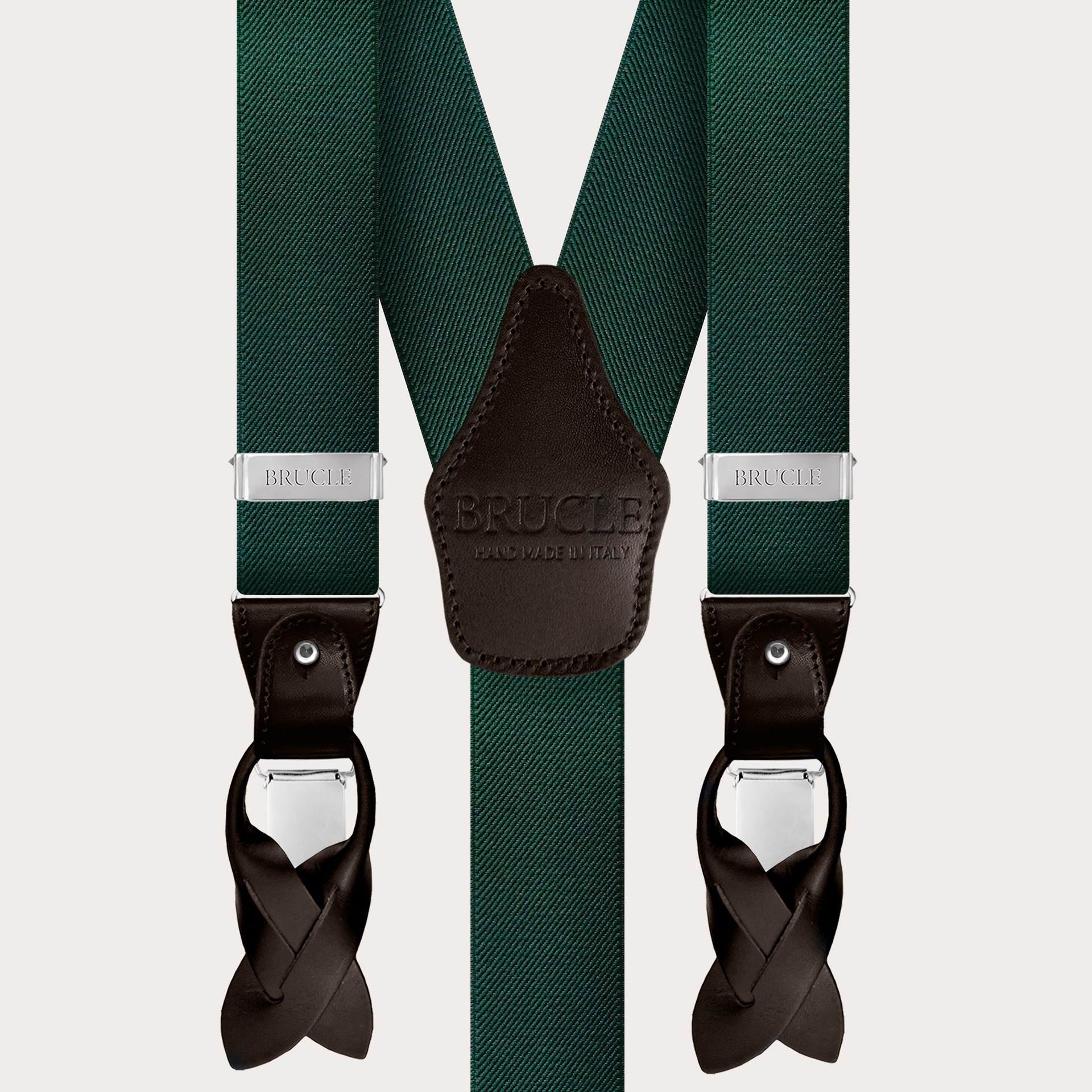 Y-shaped elastic royal blue suspenders