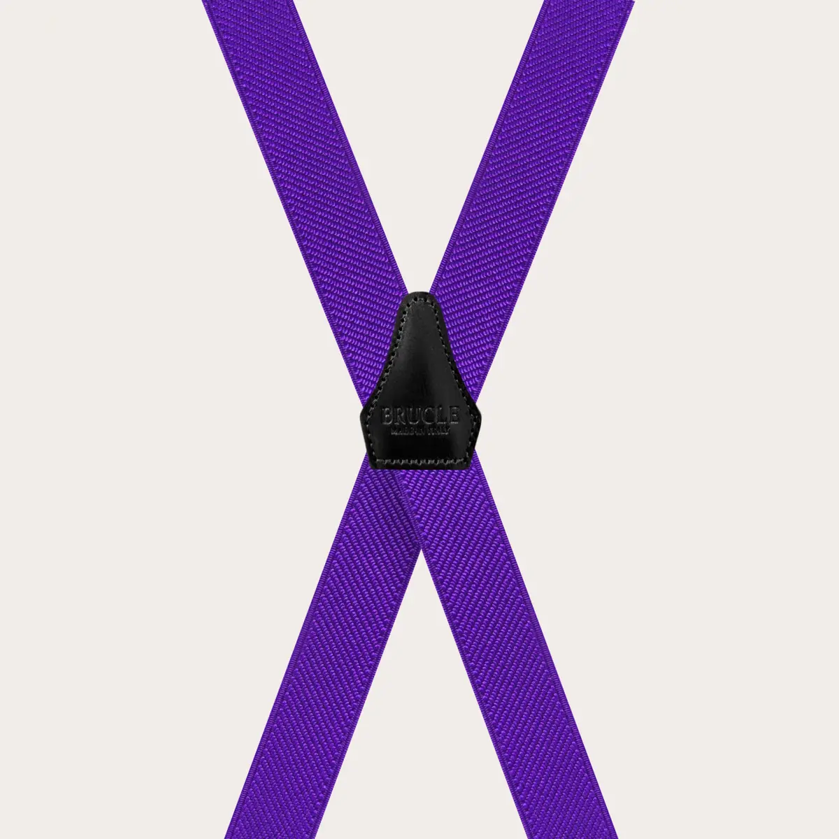 BRUCLE Tirantes unisex morados en forma de X