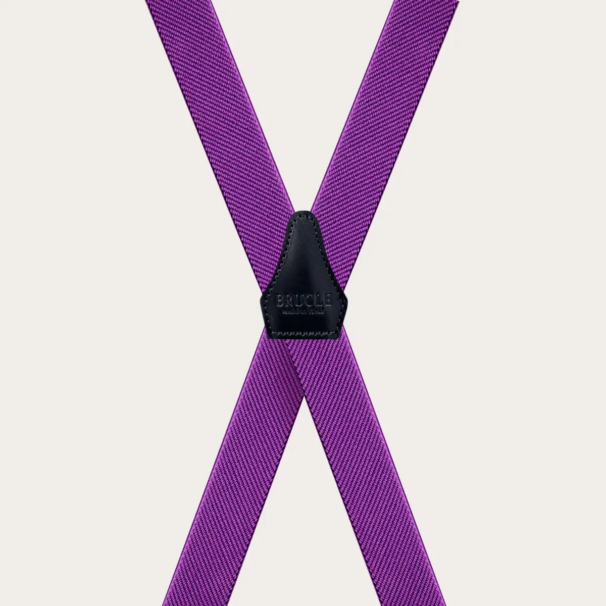 BRUCLE Tirantes en forma de X para hombre y mujer, lila