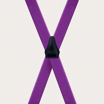 Unisex suspenders for boys and girls, lilac