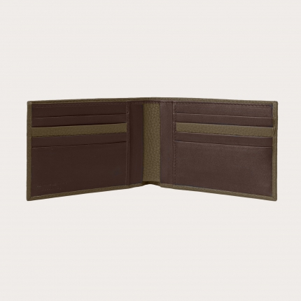 Men's wallet leather handcrafted in Italy