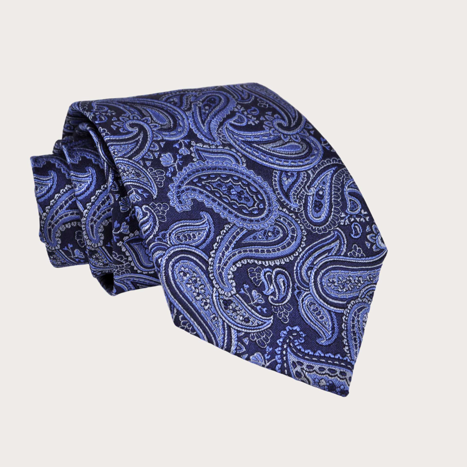 Paisley Bandana Print Silk Tie Select