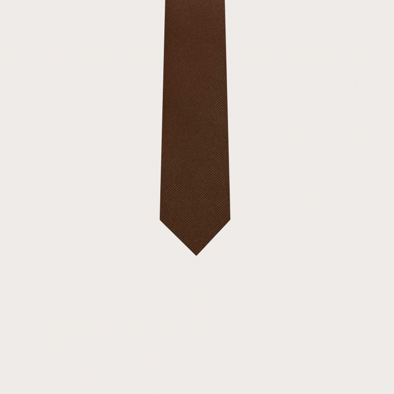 Corbata marrón para niños