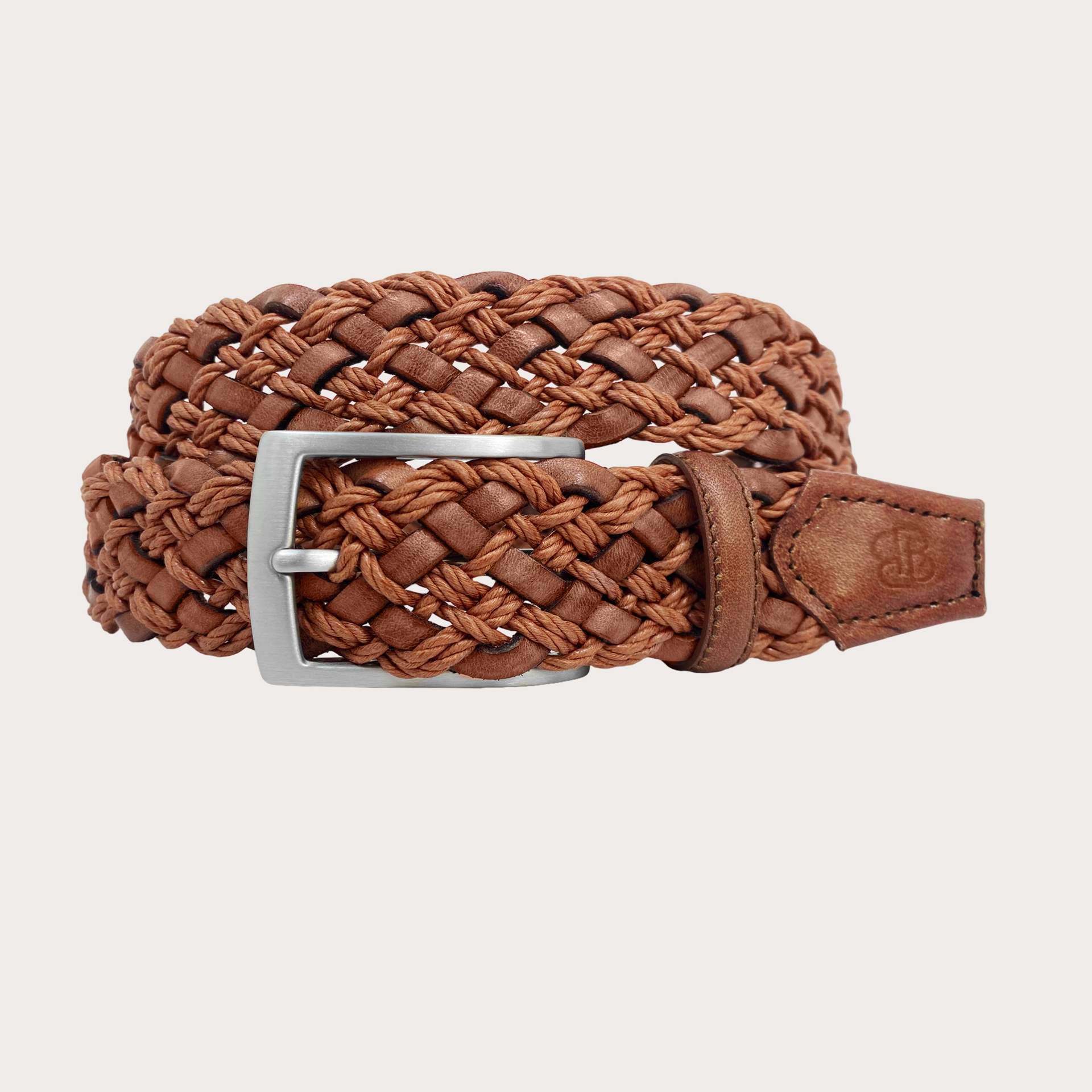 Braided Leather Belt Belts Vintage Leather Goods Woven Basketweave Woven  Cotton Canvas Brown White Red Black Mens Women's Belts -  Canada
