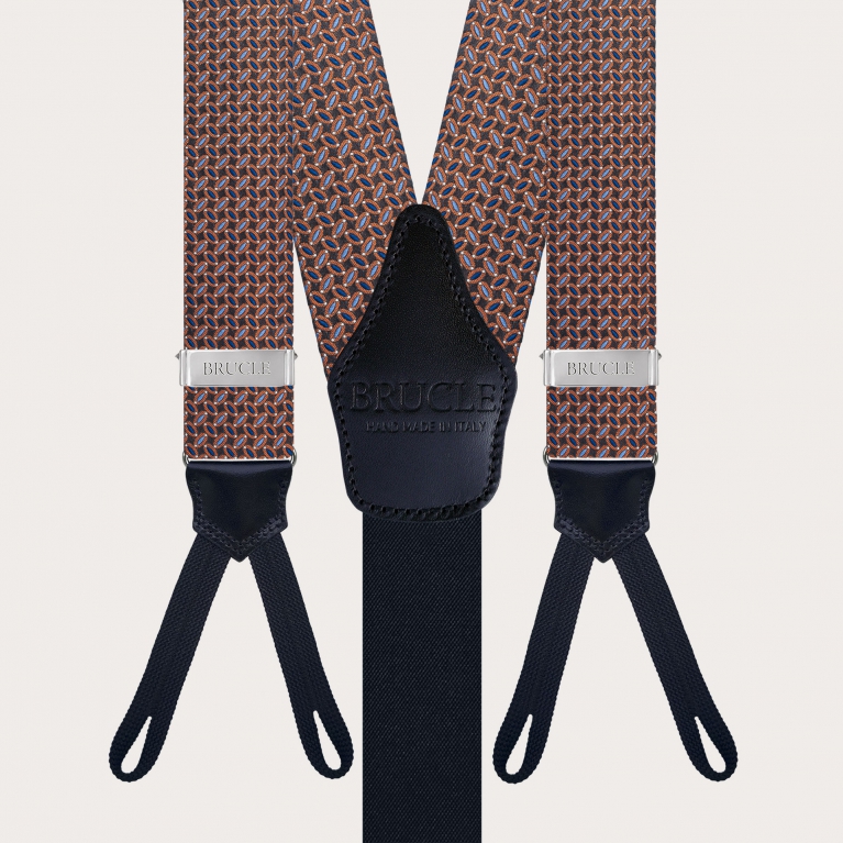 Silk Men's Suspenders  Elegance and Sophistication for Your Style