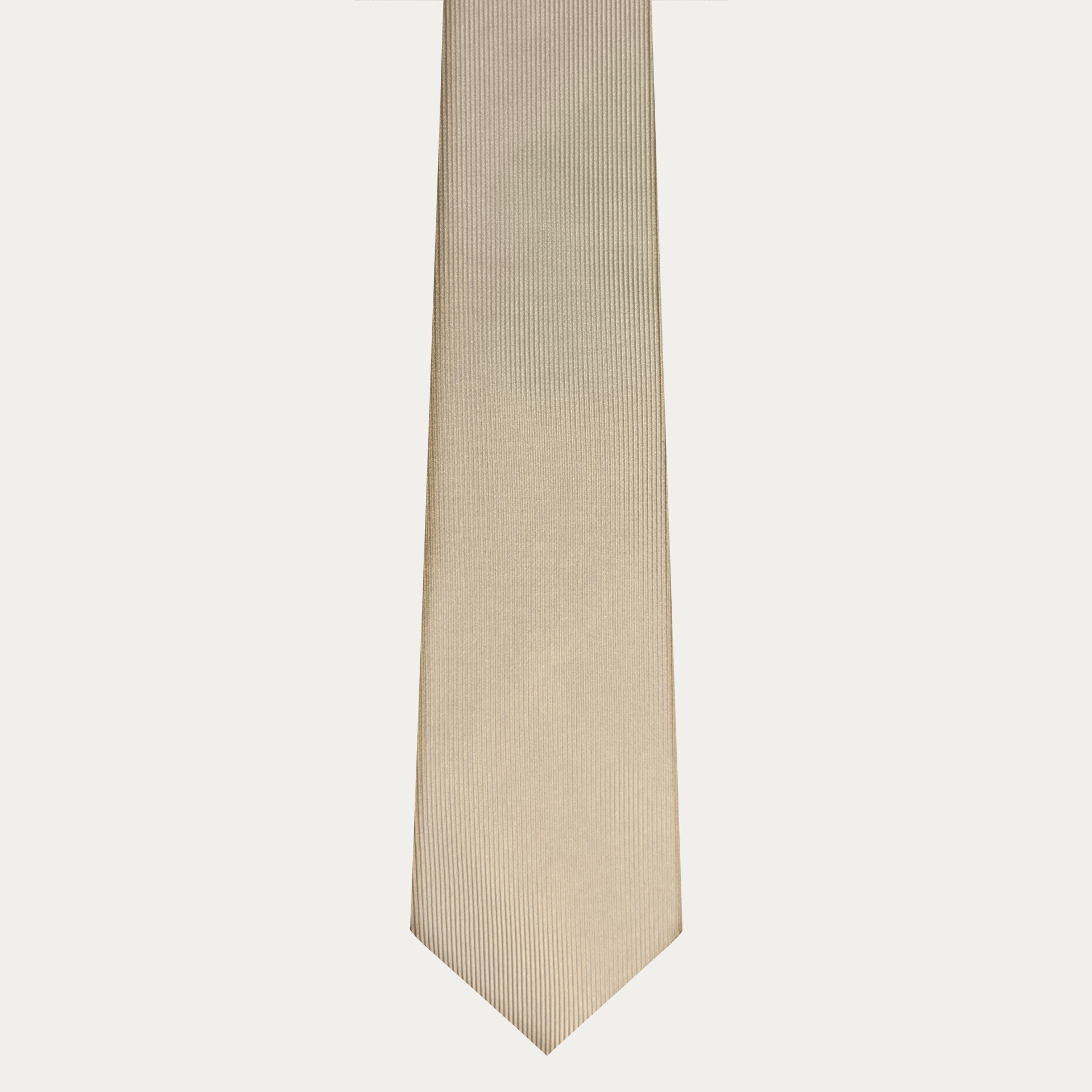 8 cm champagne silk tie