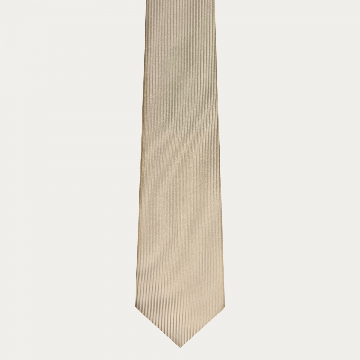 8 cm champagne silk tie