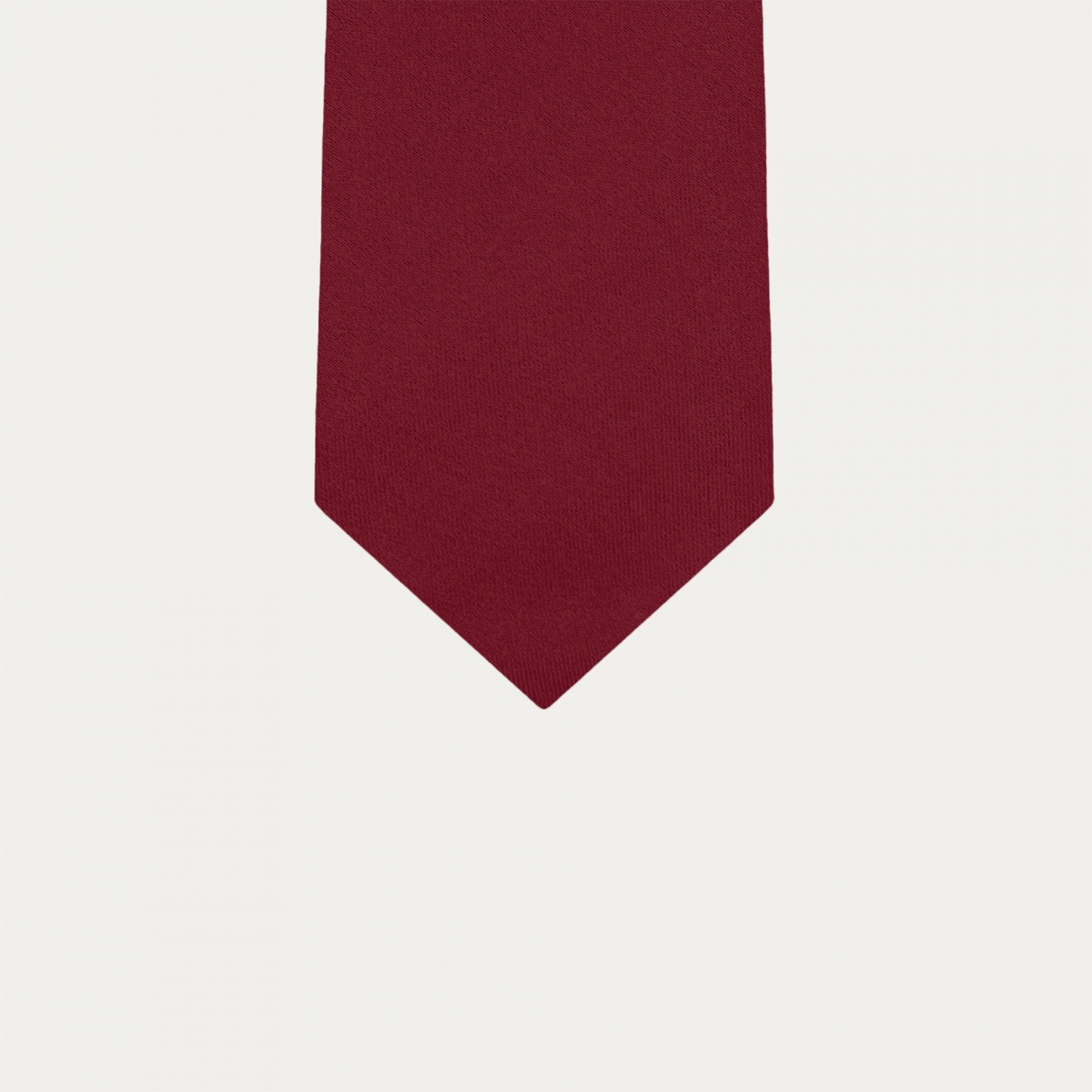 Classic burgundy silk satin tie