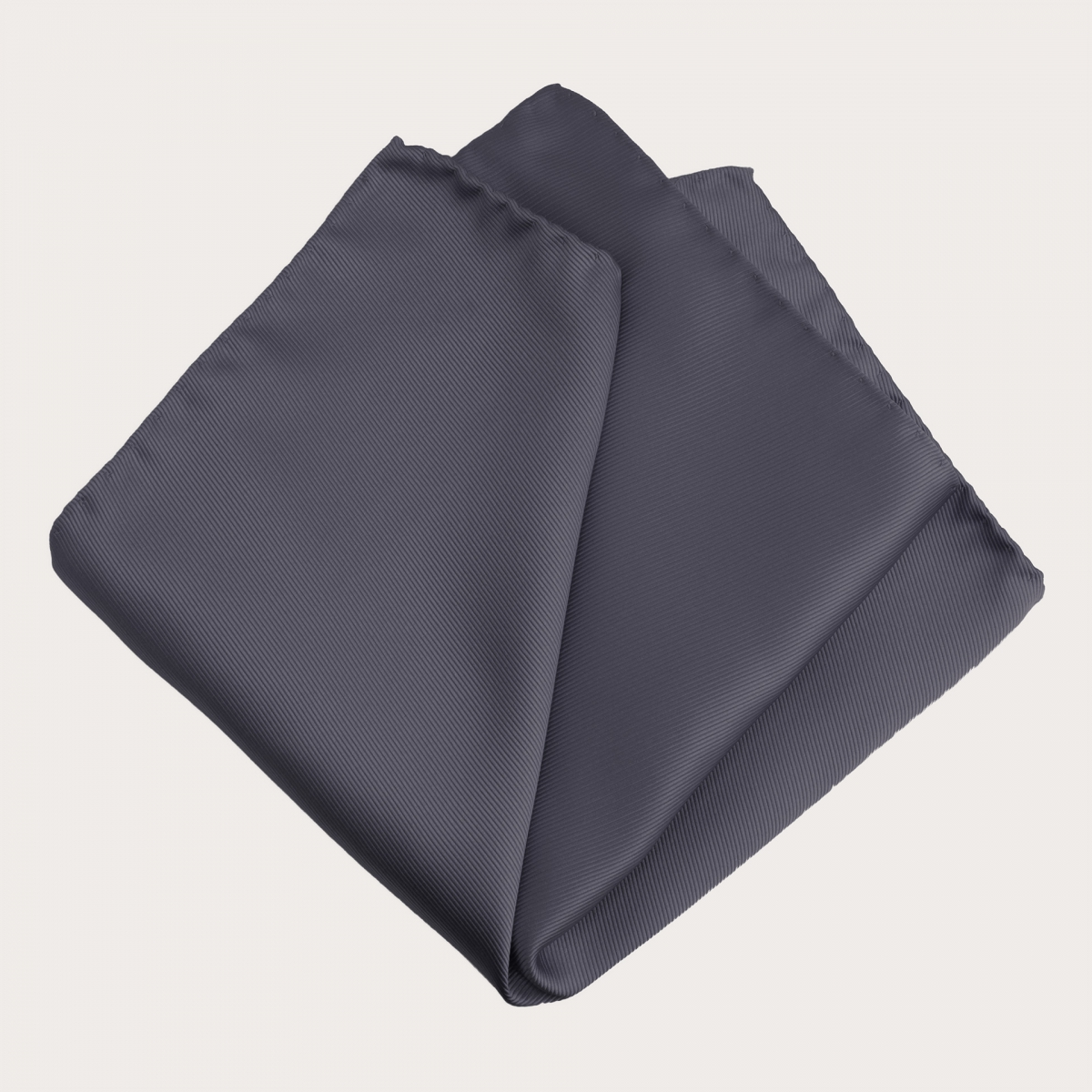 Pañuelo de bolsillo para hombre en seda gris ce