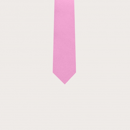 Women's pink silk tie