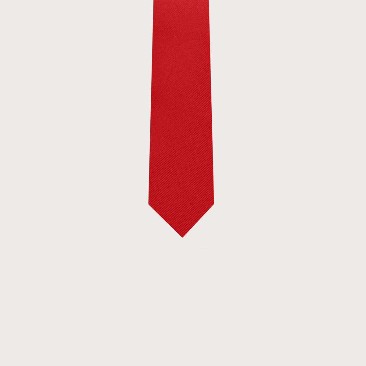 Women's red silk tie