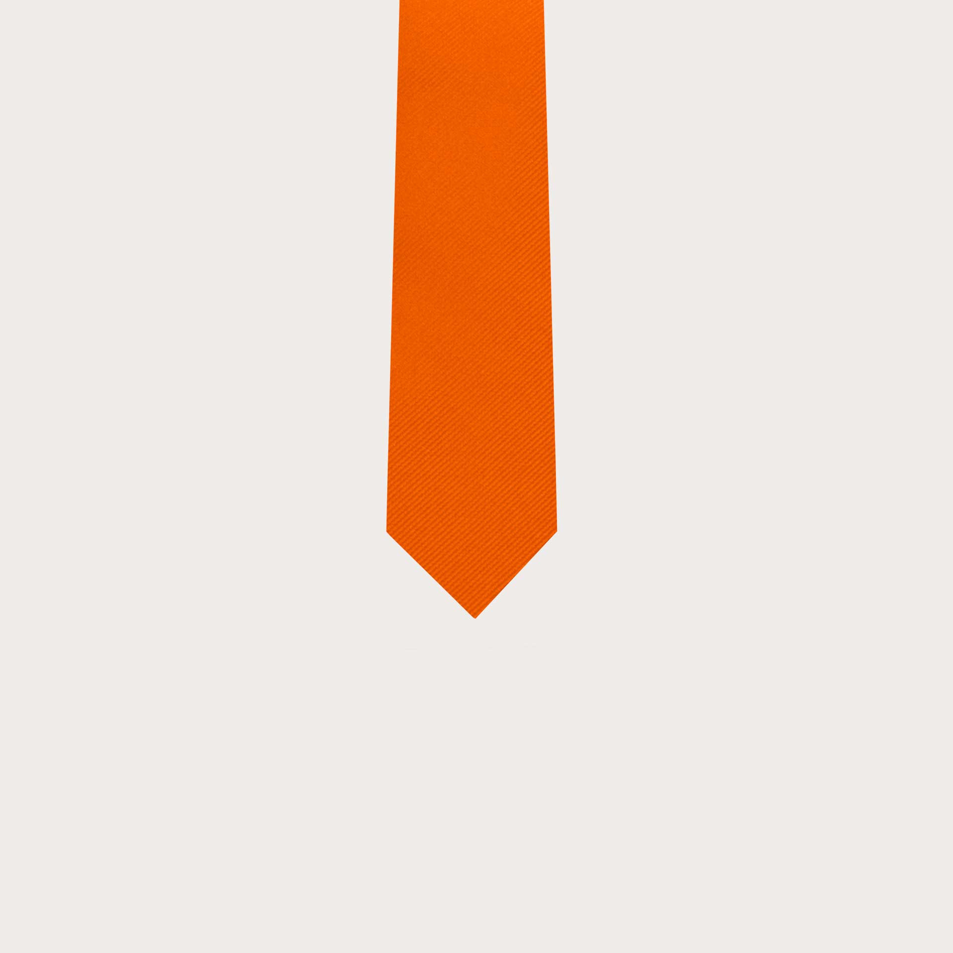 Corbata naranja de mujer