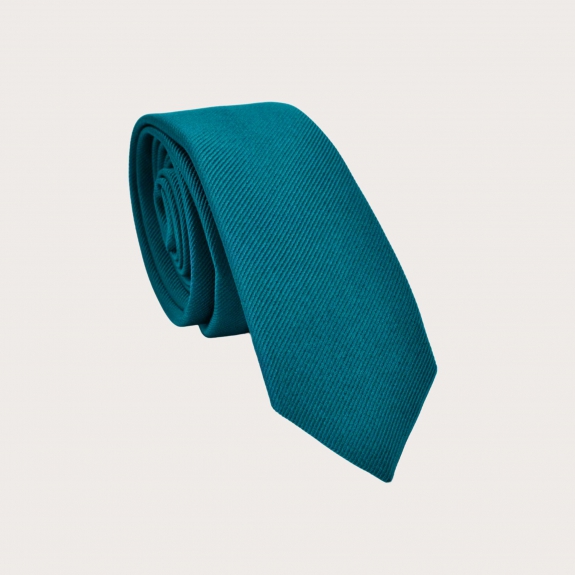 Women's petrol green tie