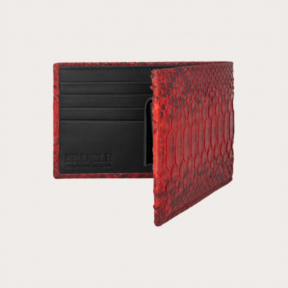 Python red wallet with coin pocket