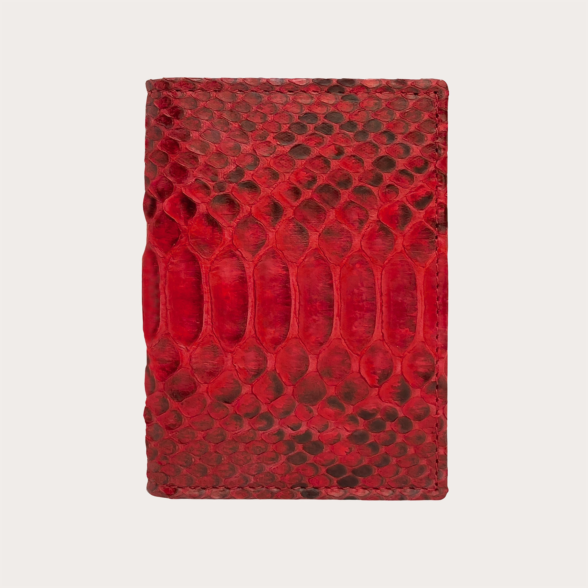 Red python credit card holder