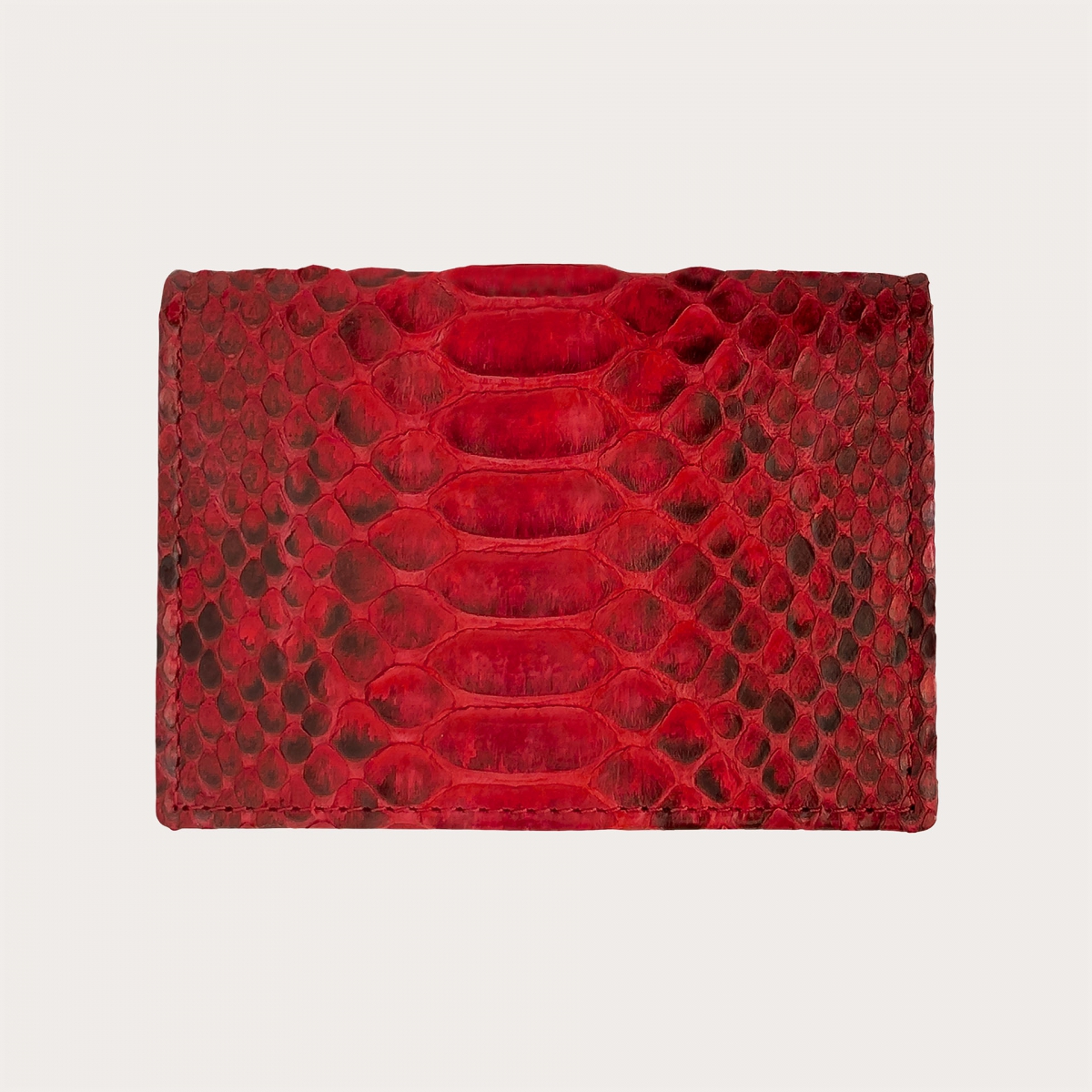 Red python credit card holder