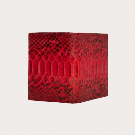 Red python credit card holder