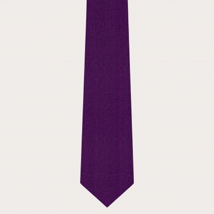 Violet jacquard silk tie