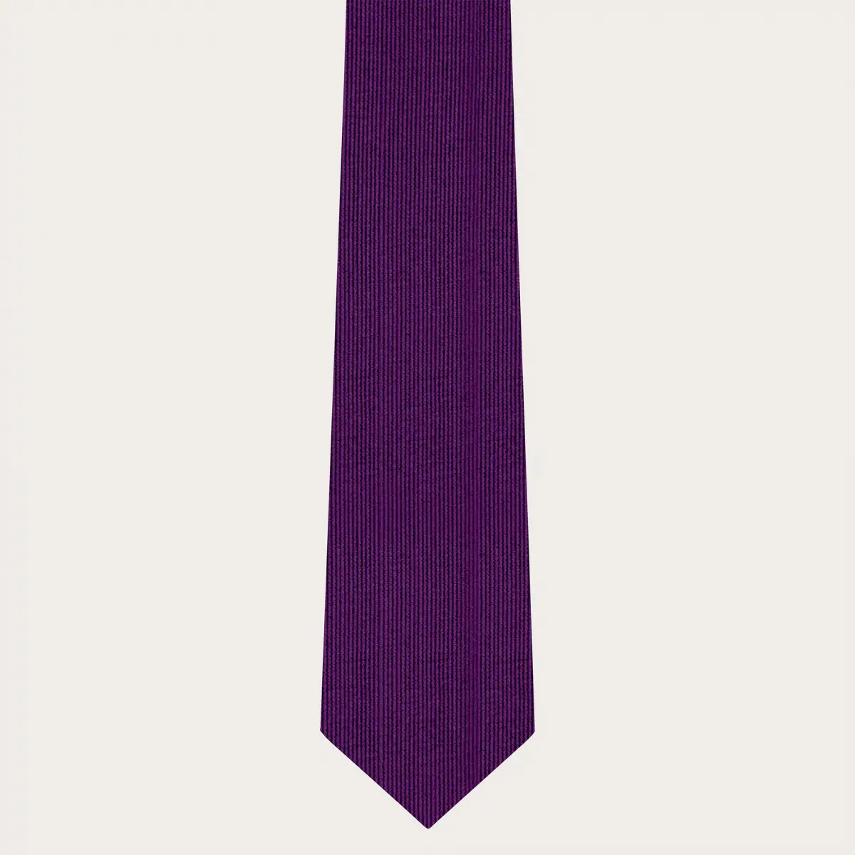 Corbata de seda jacquard violeta