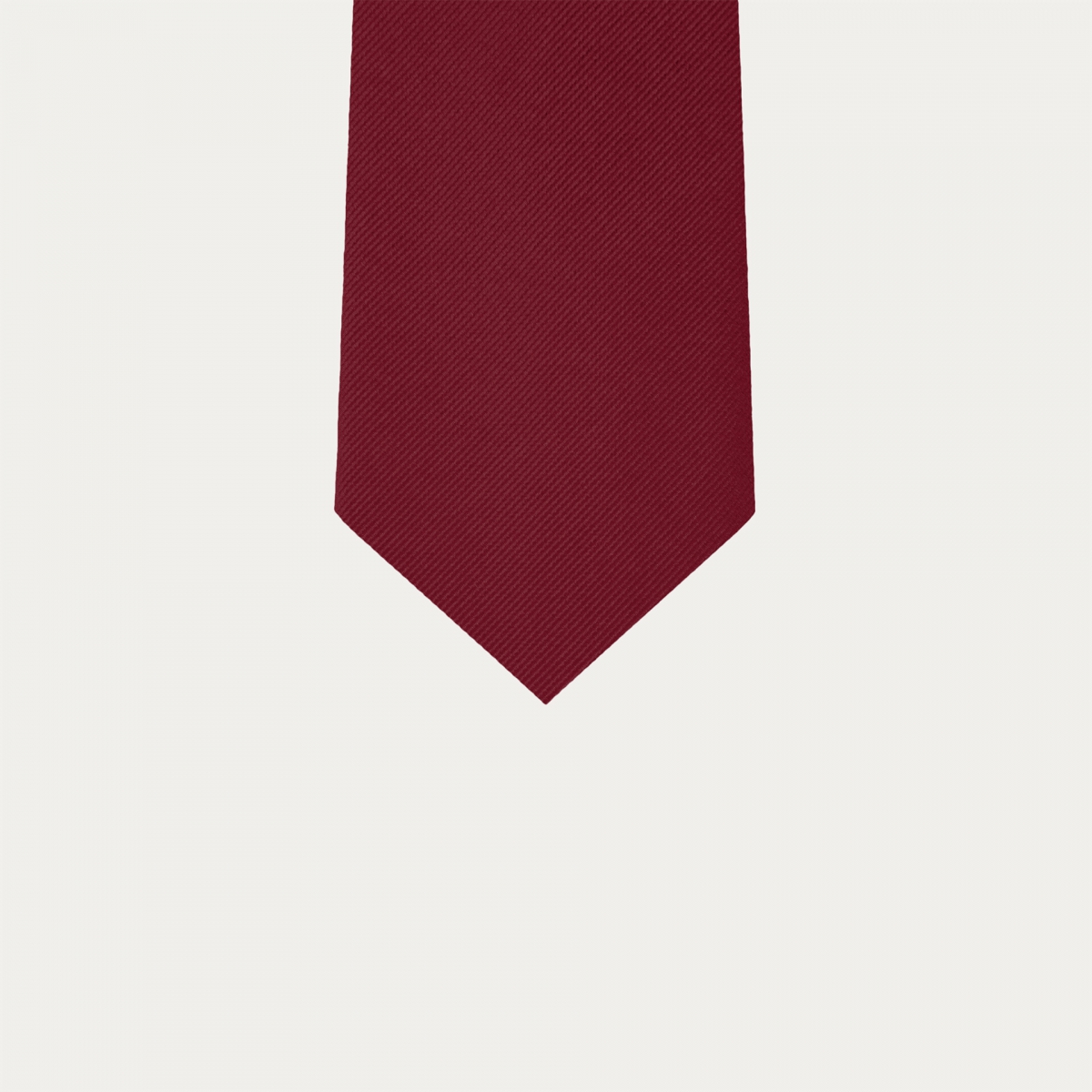 Narrow silk tie, bordeaux