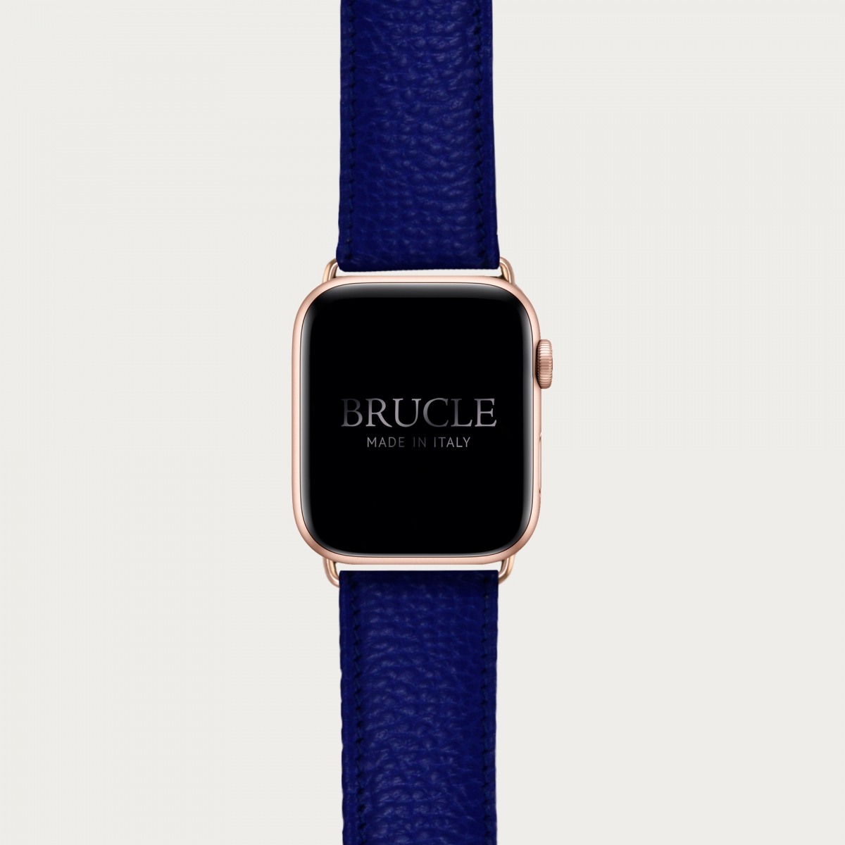 Gold Apple Watch 8 with Blue Python Strap