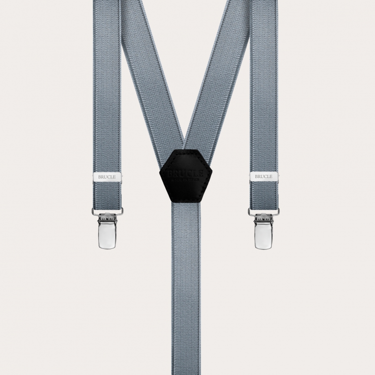 Braces suspenders kids grey